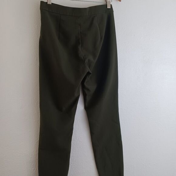 Banana Republic Factory olive green women's devon legfings size 0 - Picture 3 of 7